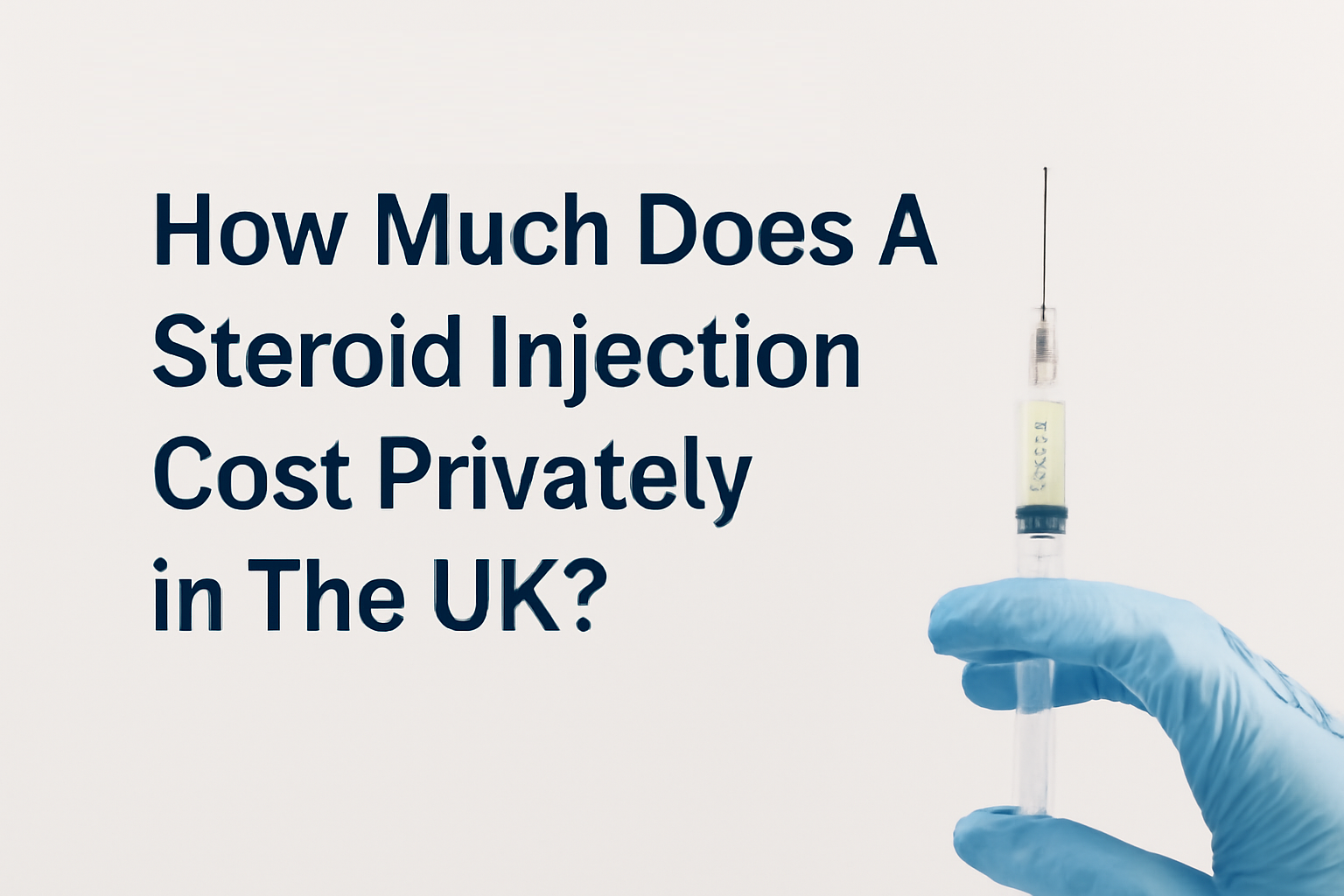 How Much Does A Steroid Injection Cost Privately In The UK Flex Care 